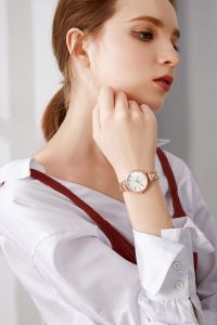 Đồng Hồ Nữ JS-015C julius Star Hàn Quốc dây thép (Đồng)